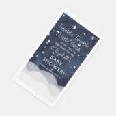 Twinkle Little Star Whimsical Baby Dusche Papier G Serviette (Ecke)