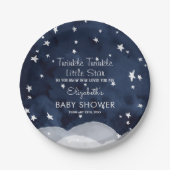 Twinkle Little Star Whimsical Baby Duschpapier Pl Pappteller (Vorderseite)