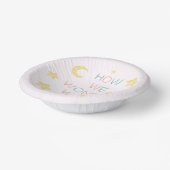 Twinkle Little Star, wie wir uns über die Geschlec Pappteller (Gewinkelt)