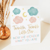 Twinkle Little Star, wie wir uns über die Geschlec Sockelschild