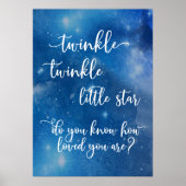 Twinkle Little Star Wisst ihr, wie geliebt ihr sei Poster (Vorne)