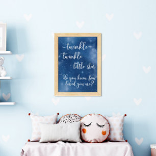 Twinkle Little Star Wisst ihr, wie geliebt ihr sei Poster
