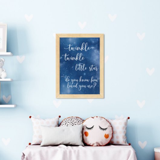 Twinkle Little Star Wisst ihr, wie geliebt ihr sei Poster