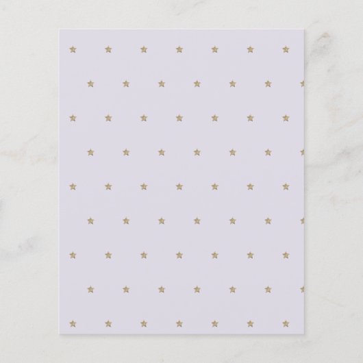 Twinkle Little Star wünscht Lila Beratung für Kind (Rückseite)