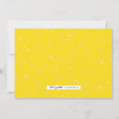 Twinkle Little Stars Kinderdusche Einladungen (Rückseite)