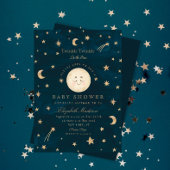 Twinkle Little Stars Niedlich Moon Babydusche Einladung