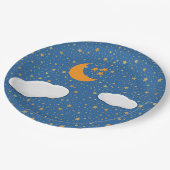 Twinkle Little Stars Papierplatte Pappteller (Schrägansicht)