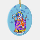 Twinkle Schneemann  Keramik Ornament (Rechts)