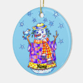 Twinkle Schneemann  Keramik Ornament (Links)