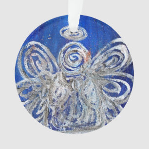 Twinkle Silver Angel Kunst, Dichtung und Musik Ornament