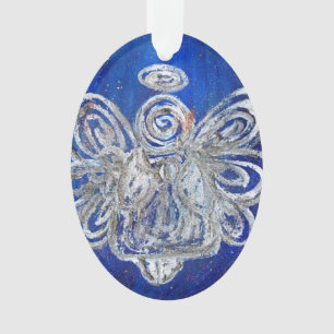 Twinkle Silver Angel Kunst, Dichtung und Musik Ornament