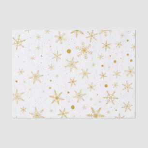 Twinkle Snowflake 3 -Gold & White- Seidenpapier