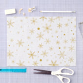 Twinkle Snowflake 3 -Gold & White- Seidenpapier (Handwerk)