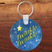 Twinkle Snowflake Schlüsselanhänger (Vorderseite)