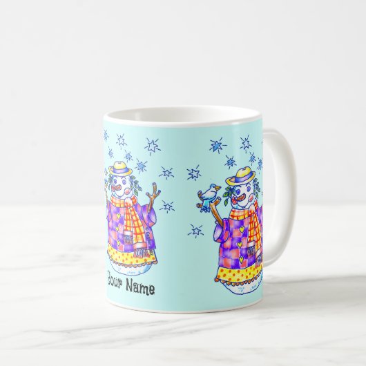 Twinkle Snowman Tasse (VorderseiteRechts)