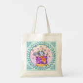 Twinkle Snowman Totentaschen Tragetasche (Rückseite)