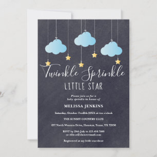 Twinkle Sprinkle Baby Sprinkle / Duschkabine Einladung