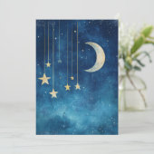 Twinkle Sprinkle | Celestial Sky Einladung (Stehend Vorderseite)