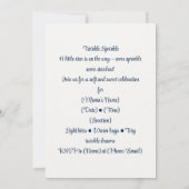 Twinkle Sprinkle | Celestial Sky Einladung (Rückseite)