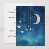 Twinkle Sprinkle | Celestial Sky Einladung (Vorne/Hinten)