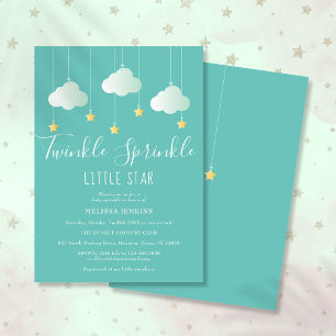 Twinkle Sprinkle Kleiner Stern Baby Shower Einladung