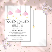 Twinkle Sprinkle Kleiner Stern Rosa Mädchen Baby-P