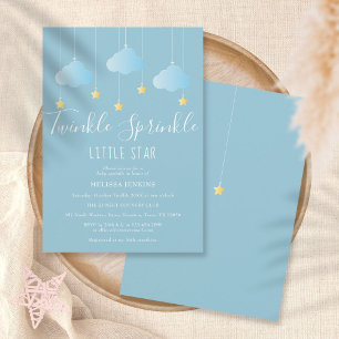 Twinkle Sprinkle Little Star Baby Sprinkle/Dusche Einladung