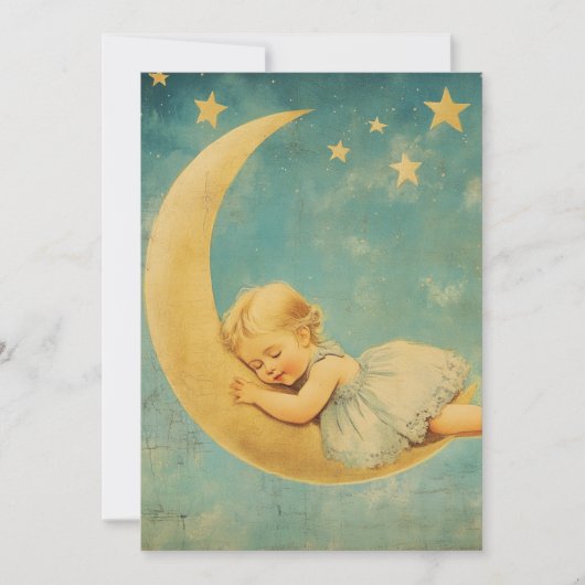 Twinkle Sprinkle | Nachtträume Einladung (Vorderseite)