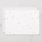 Twinkle Star 1. Geburtstag Einladung (Rückseite)