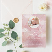 Twinkle Star 1. Geburtstag Einladung