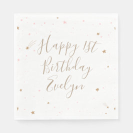 Twinkle Star 1. Geburtstag Serviette