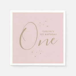 Twinkle Star 1. Geburtstag Serviette