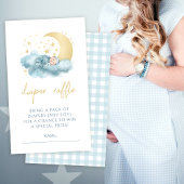 Twinkle Star Baby Boy Duschdieger Gewinnkarten Begleitkarte