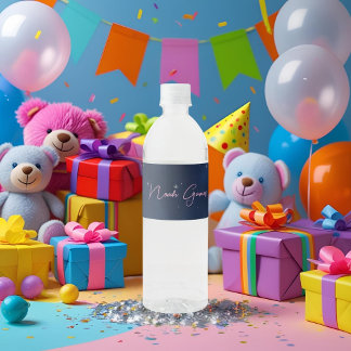 Twinkle Star Baby Boy Food Label Wasserflaschenetikett