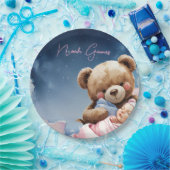 Twinkle Star Baby Boy Papierplatte Pappteller (Party)