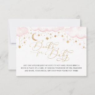 Twinkle Star Babyduschbücher für Baby Pink Card Einladung