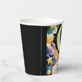 Twinkle Star Boho Celestial Baby Shower Pappbecher (Rechts)