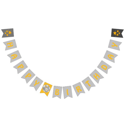 Twinkle Star | Geburtstagsbanner Wimpelkette (Alle)