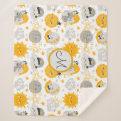 Twinkle Star | Monogram Sherpa Blanket Sherpadecke (Vorderseite)