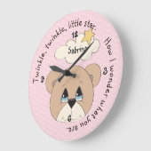 Twinkle Star Rhyth Wall Clock Große Wanduhr (Winkel)