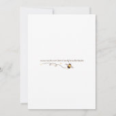 Twinkle stars Baby Shower Invitation Einladung (Rückseite)