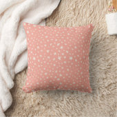 Twinkle Stars terrakotta rosa und creme Kissen (Decke)