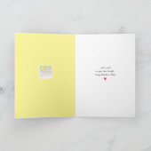 Twinkle Stars Valentine Greeting Karte (Innenseite)