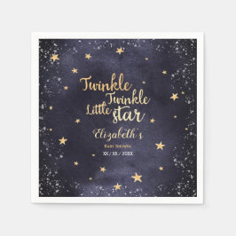 Twinkle Tinkle Aquarell Unisex Babydusche Serviette