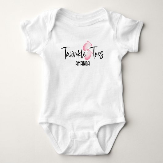 Twinkle Toes Baby Strampler (Vorderseite)