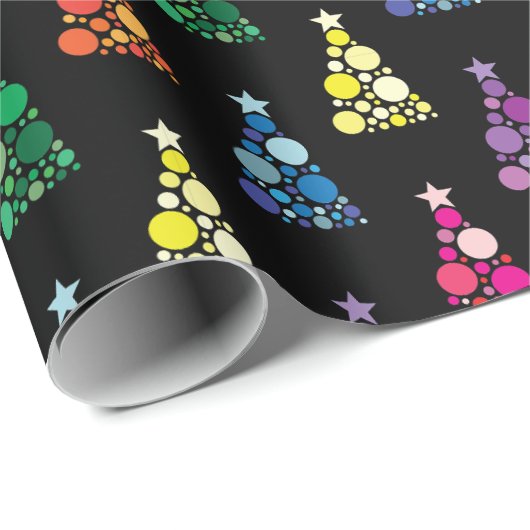 Twinkle Trees Geschenkpapier (Rolleneckpunkt)