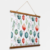 Twinkle Treetop Schätze Weihnachten Wandteppich Mit Holzrahmen (Gewinkelt)