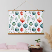 Twinkle Treetop Schätze Weihnachten Wandteppich Mit Holzrahmen (Schlafzimmer)