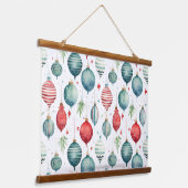 Twinkle Treetop Schätze Weihnachten Wandteppich Mit Holzrahmen (Gewinkelt)