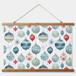 Twinkle Treetop Schätze Weihnachten Wandteppich Mit Holzrahmen